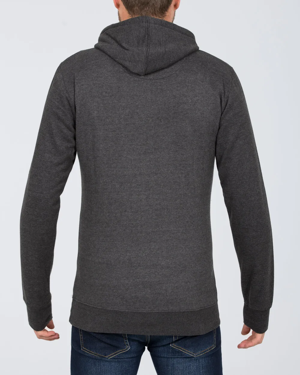2t Block Pullover Tall Hoodie (charcoal)