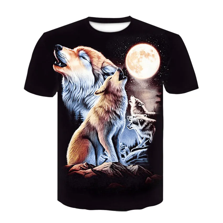 3D WOLF TEE