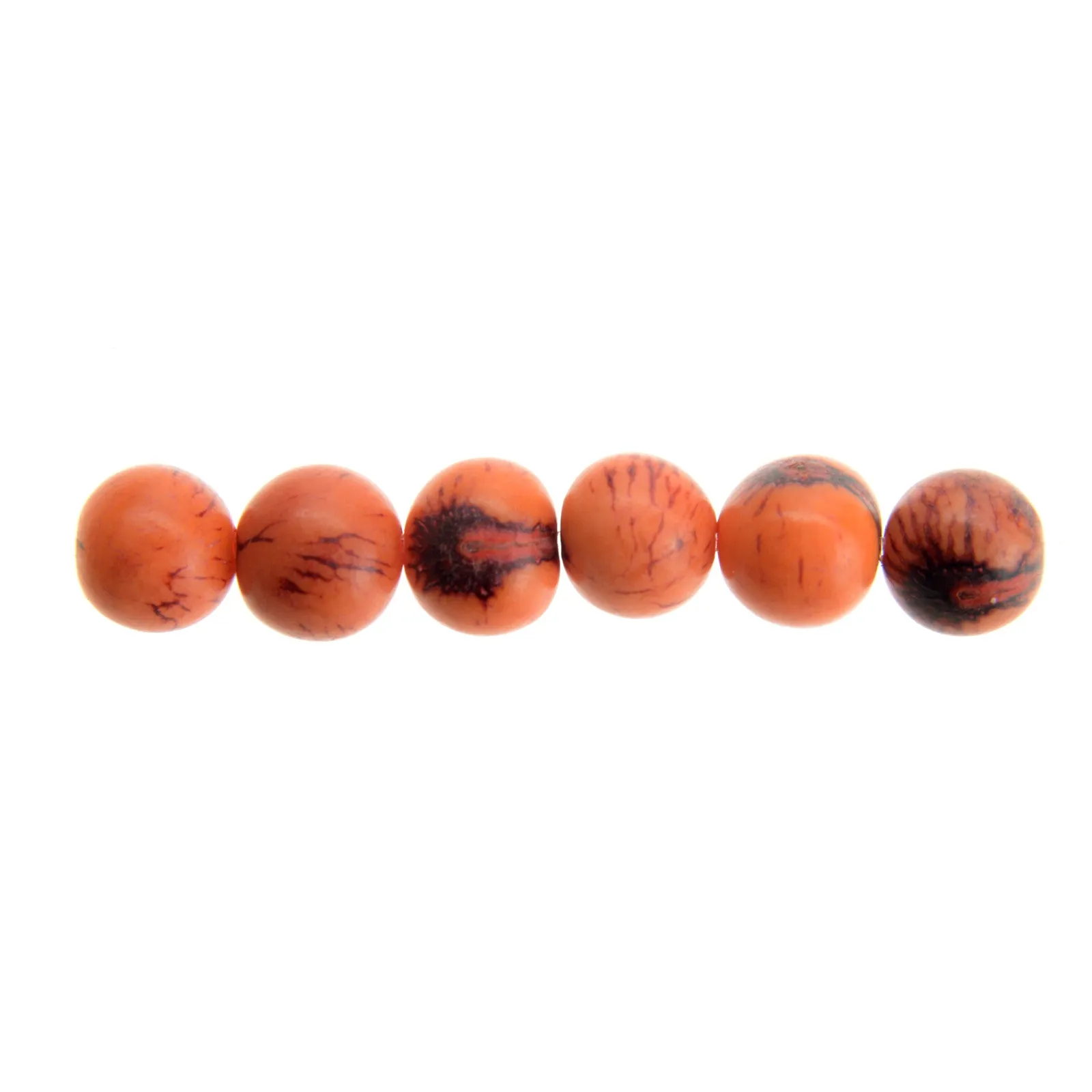 Acai Seeds Of Life Bracelet with Wax Seal - Tiger Tangerine Beads