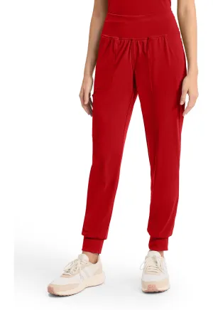 Achieve CK033 Women's 5-Pocket Jogger Pants Red