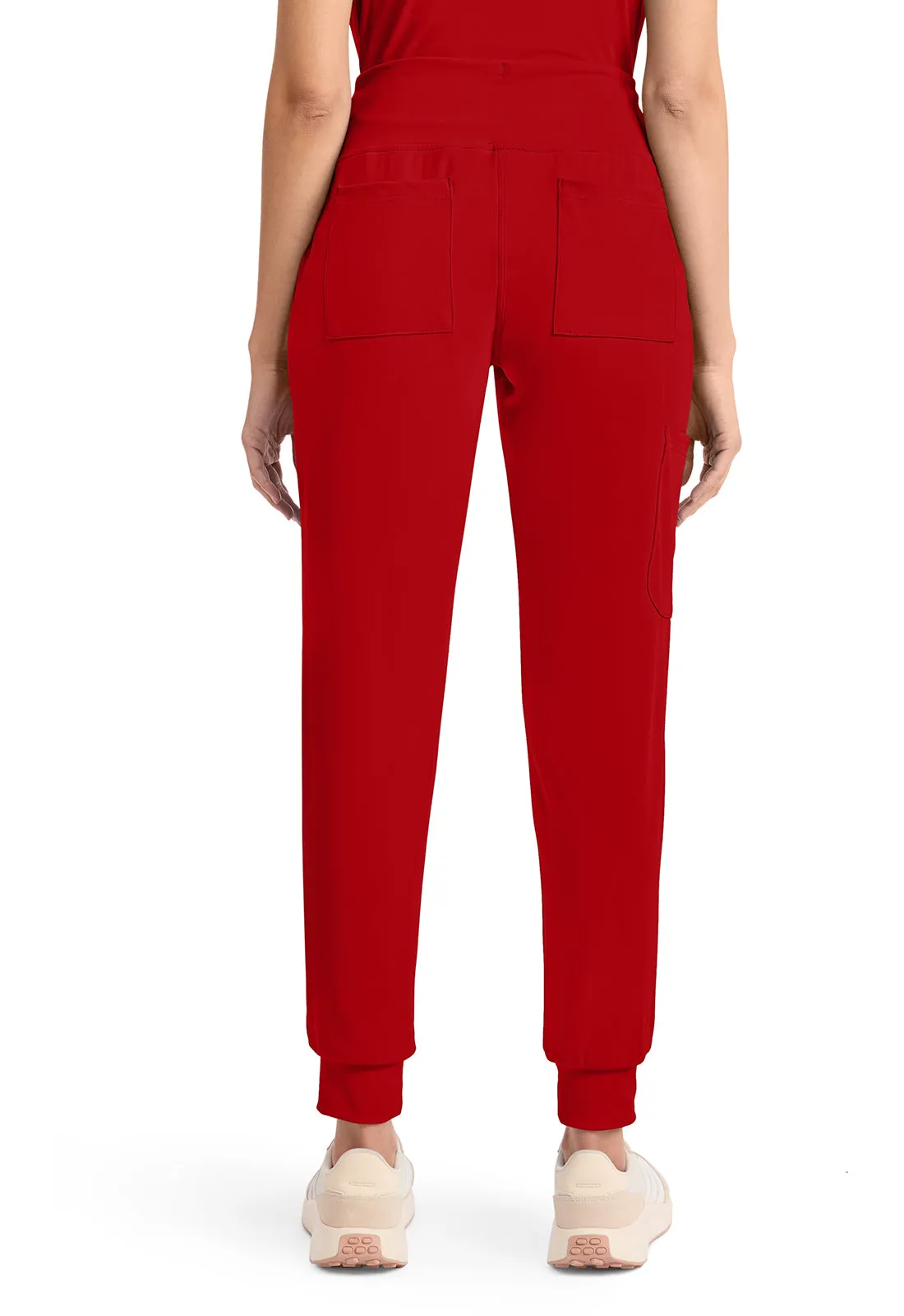 Achieve CK033 Women's 5-Pocket Jogger Pants Red