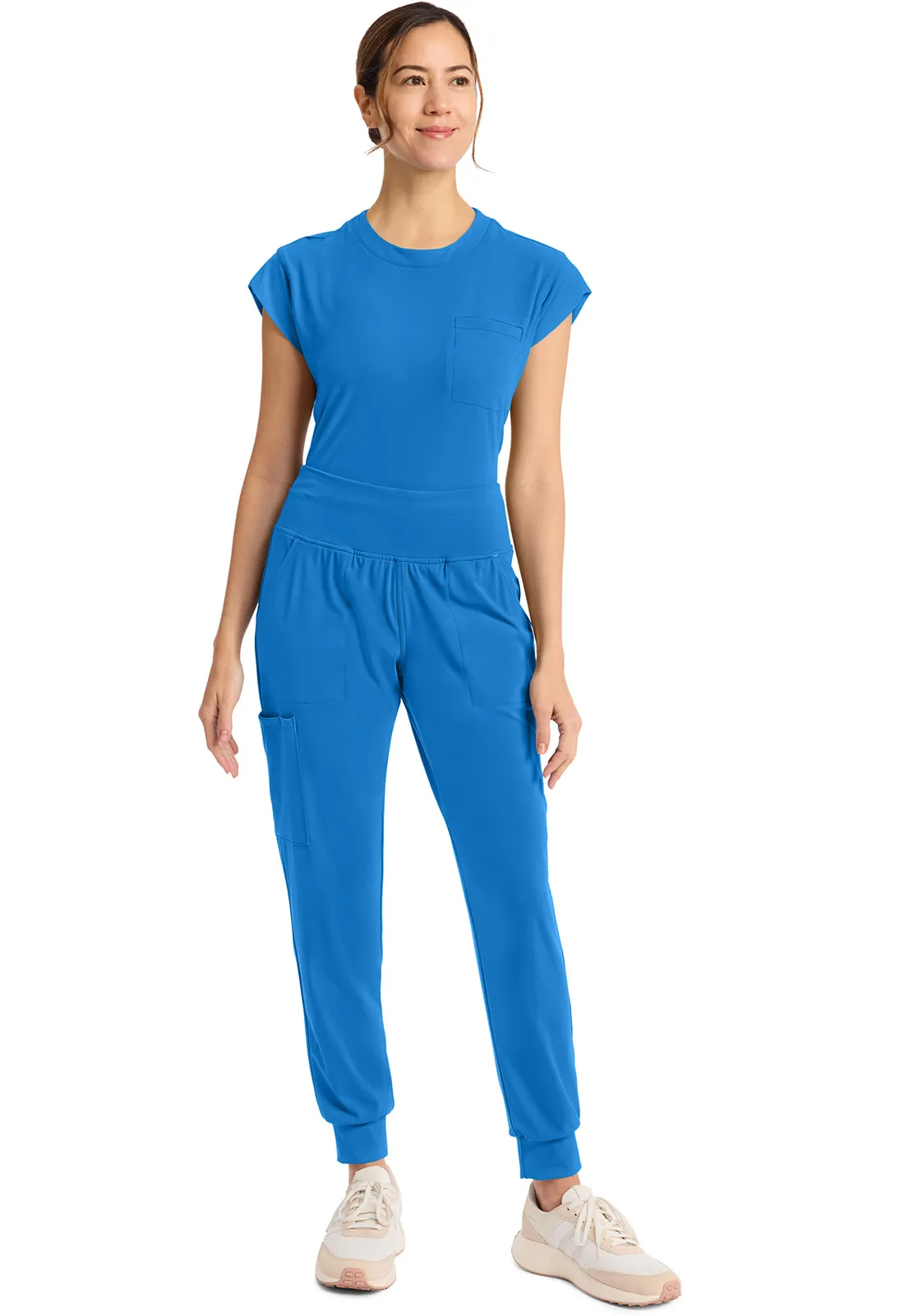 Achieve CK033 Women's 5-Pocket Jogger Pants True Blue