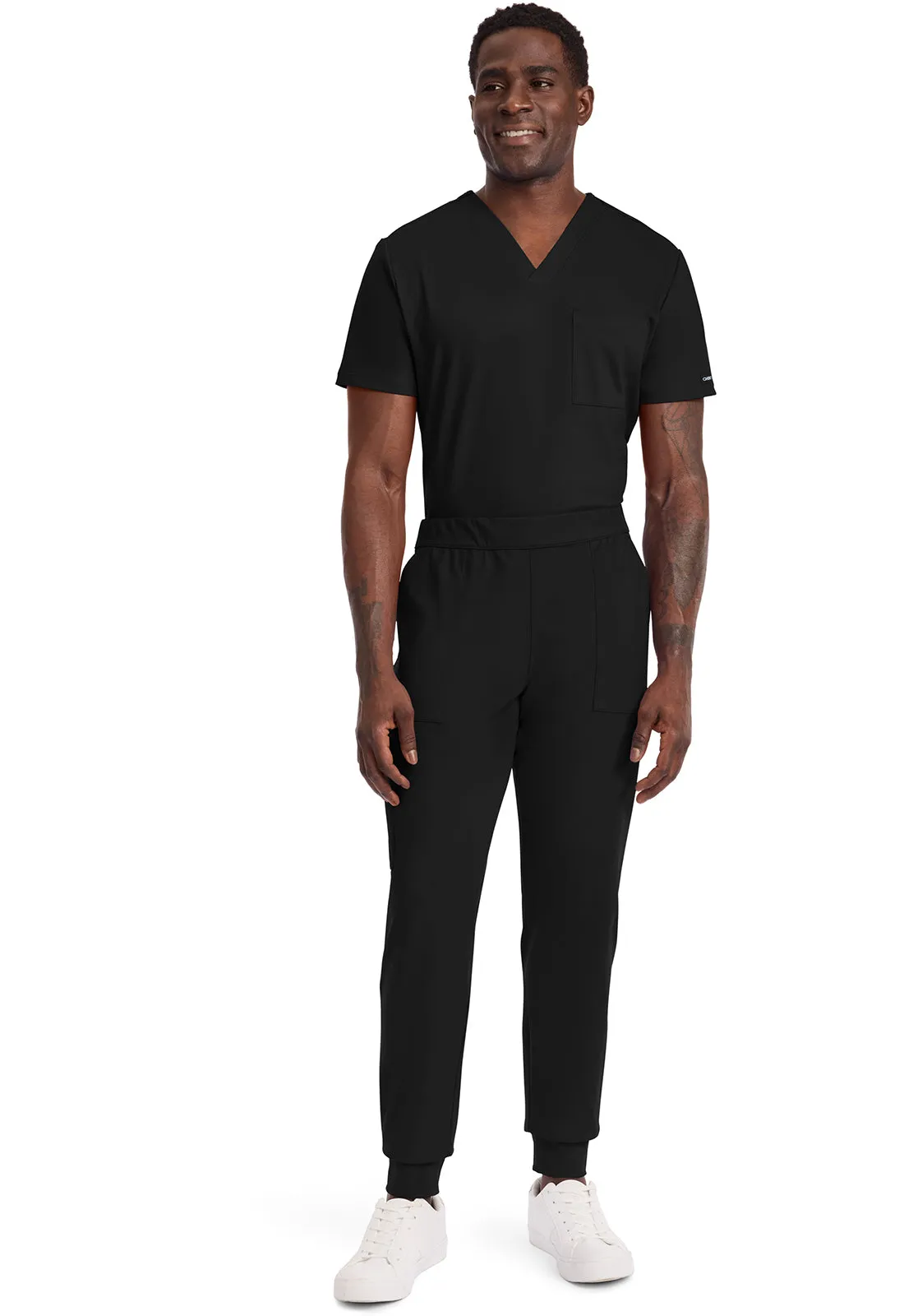 Achieve CK034 Men's Pull-on Jogger Pants Black