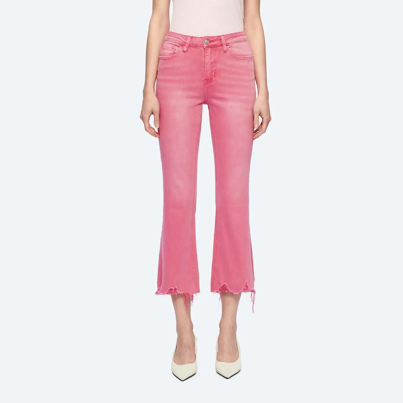 Alice Jeans in Bubble Pink
