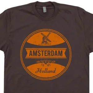 Amsterdam T Shirt Vintage Amsterdam Funny Beer T Shirt