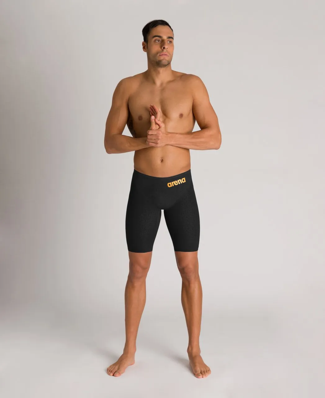 Arena Mens Powerskin Carbon Glide Jammer Black-Gold