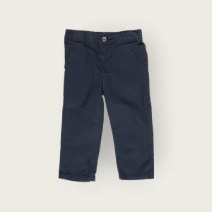 BABY BOY SIZE 12/18 MONTHS - OLD NAVY, Navy Blue Cotton Dress Pants EUC B48