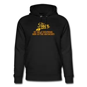 Bier ist nicht die Frage Bier ist die Antwort - Bio-Hoodie von Stanley & Stella