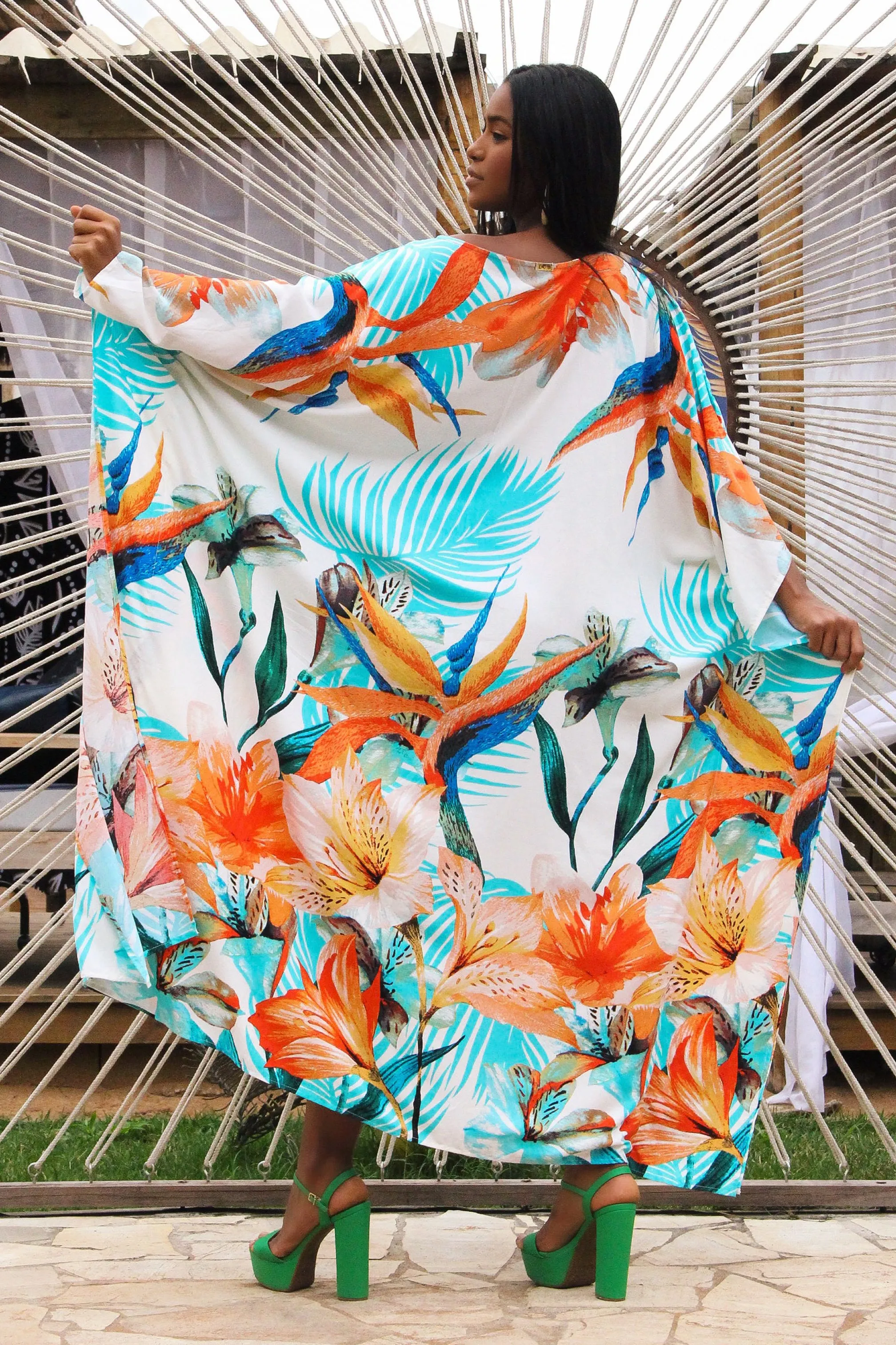 Birds Of Paradise Kaftan