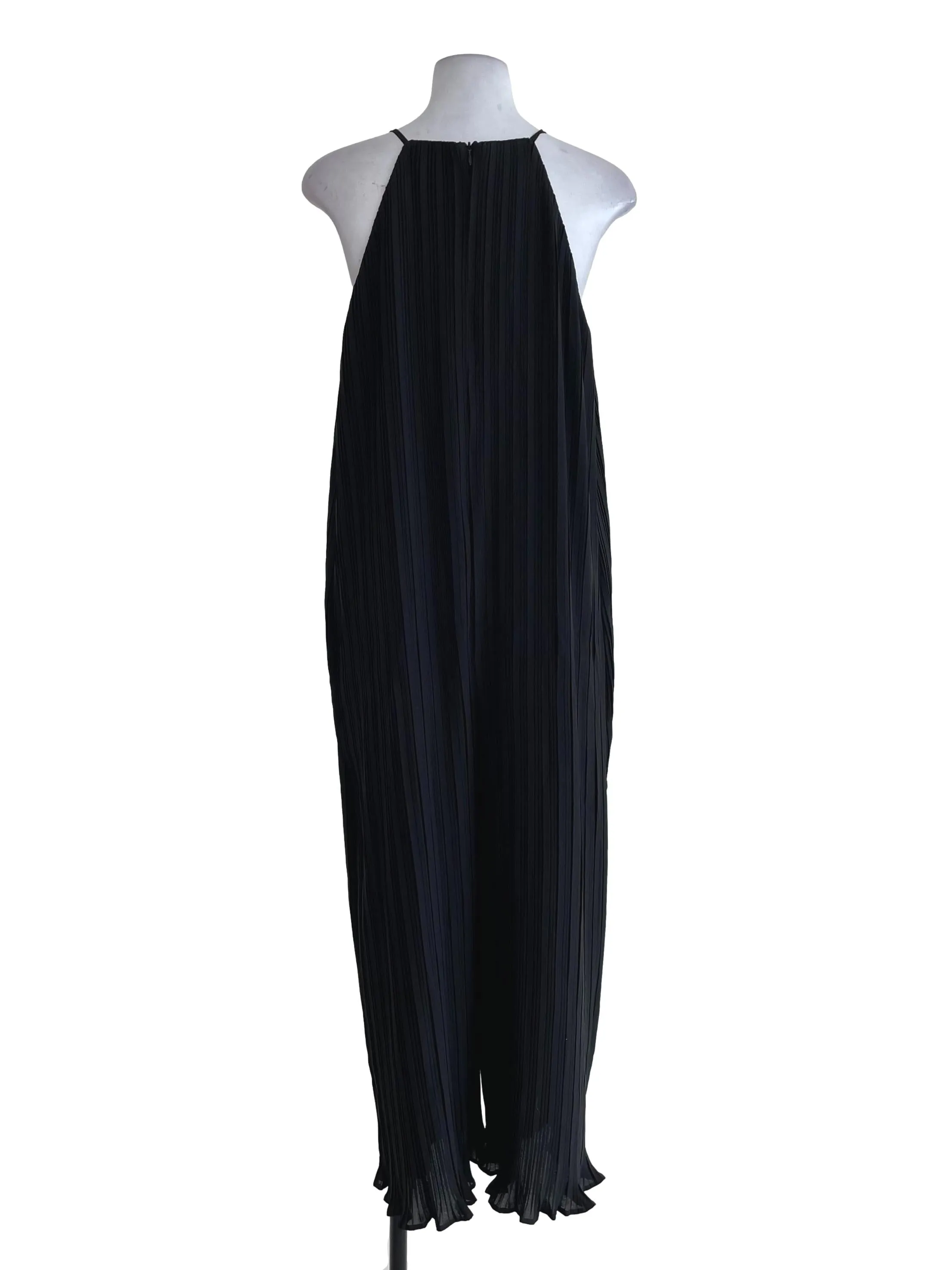 Black Accordion Loose Jumpsuit