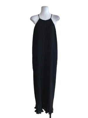 Black Accordion Loose Jumpsuit
