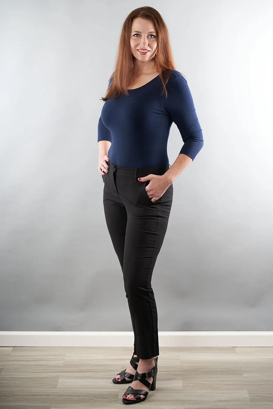 Black Comfort Dress Pants
