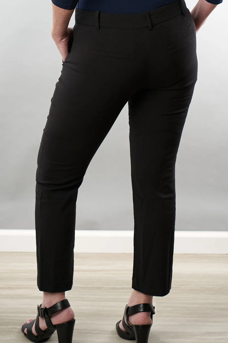 Black Comfort Dress Pants