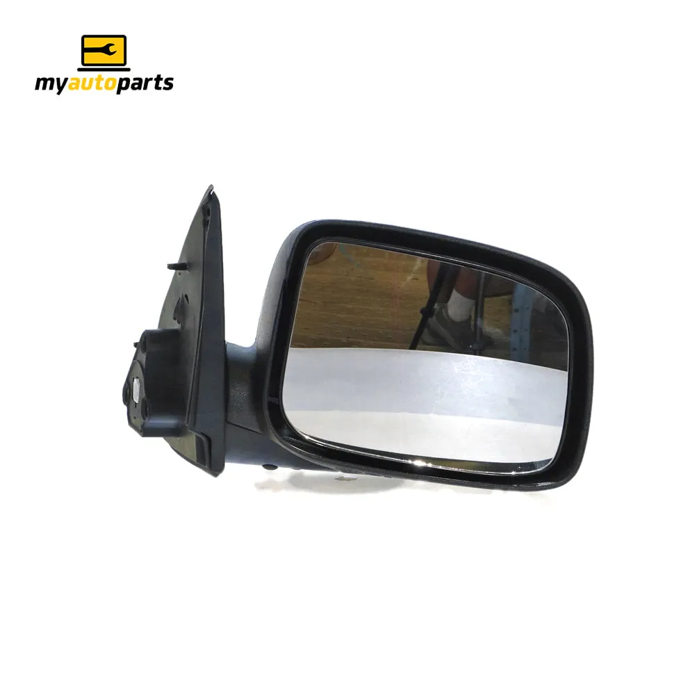 Black Door Mirror Electric Adjust Drivers Side Aftermarket suits Holden Colorado & Rodeo