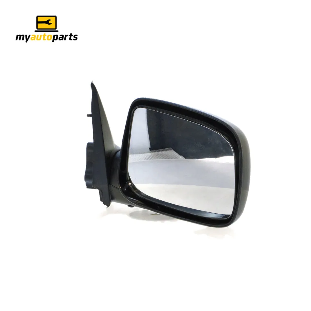 Black Door Mirror Electric Adjust Drivers Side Aftermarket suits Holden Colorado & Rodeo