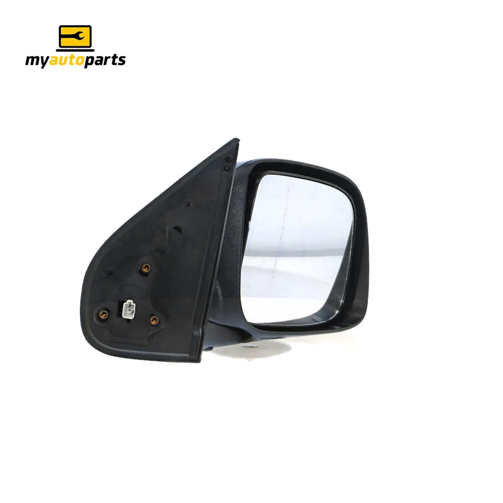 Black Door Mirror Electric Adjust Drivers Side Aftermarket suits Holden Colorado & Rodeo