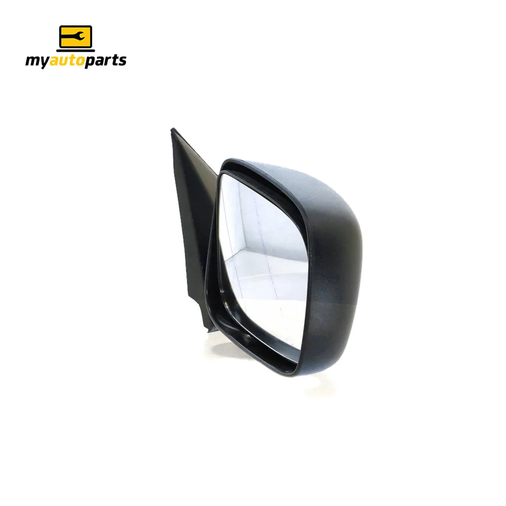 Black Door Mirror Electric Adjust Drivers Side Aftermarket suits Holden Colorado & Rodeo