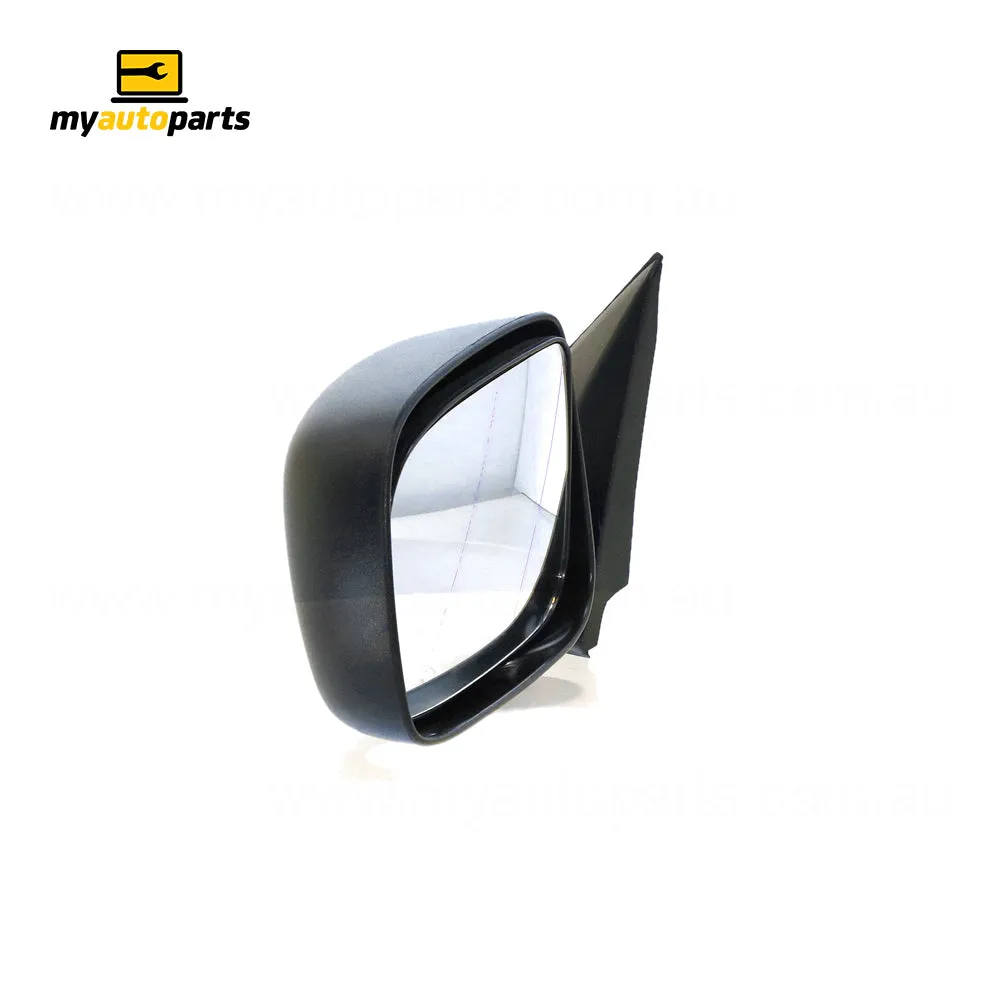 Black Door Mirror Electric Adjust Passenger Side Aftermarket suits Holden Colorado & Rodeo