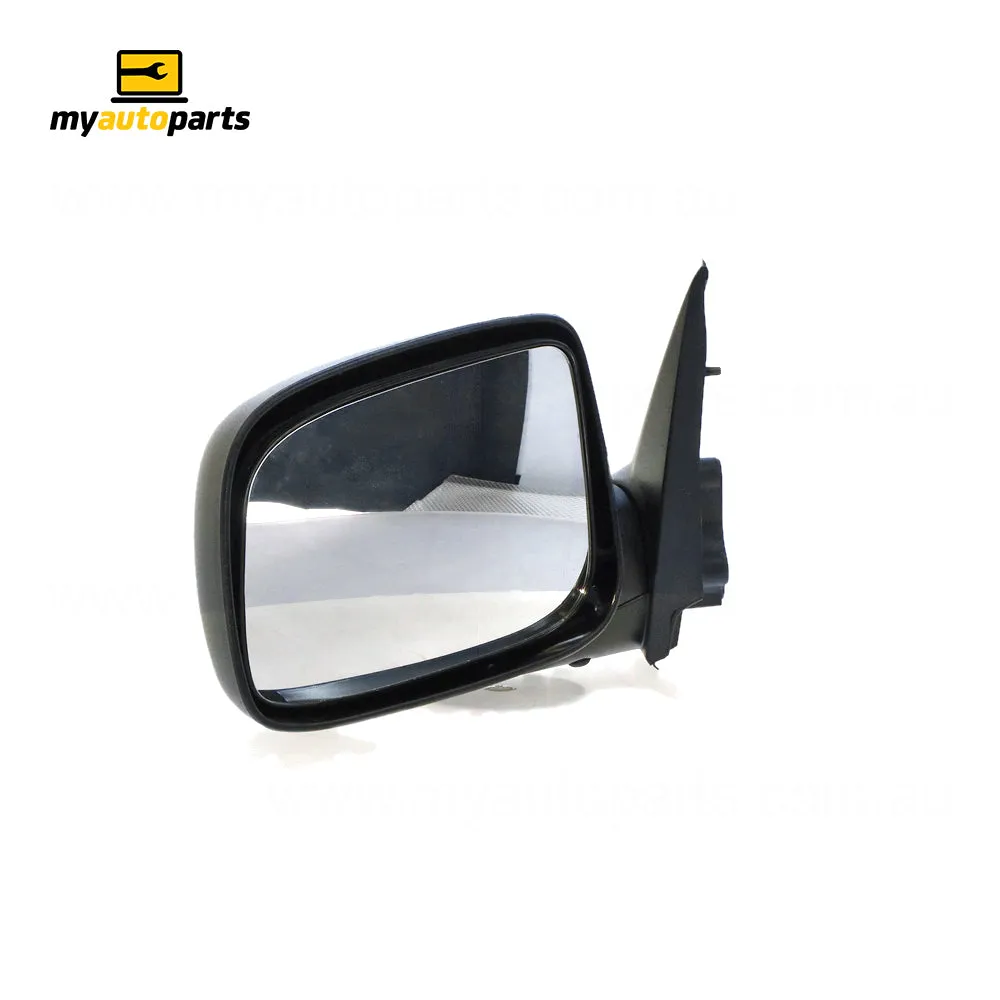 Black Door Mirror Electric Adjust Passenger Side Aftermarket suits Holden Colorado & Rodeo