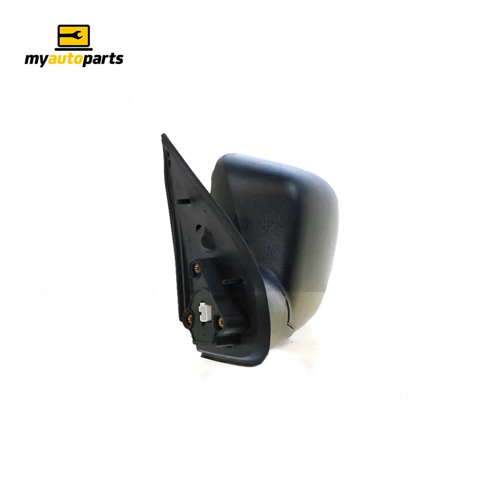 Black Door Mirror Electric Adjust Passenger Side Aftermarket suits Holden Colorado & Rodeo