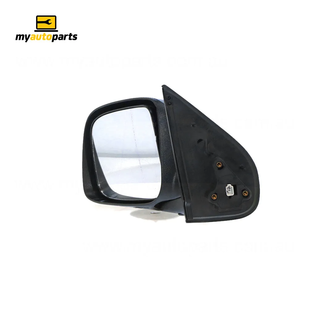 Black Door Mirror Electric Adjust Passenger Side Aftermarket suits Holden Colorado & Rodeo