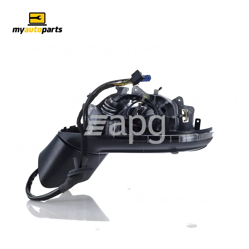 Black Door Mirror Passenger Side Genuine Suits Volkswagen Touareg 7P Wolfsburg/Adventure/R-Line 2015 to 2019