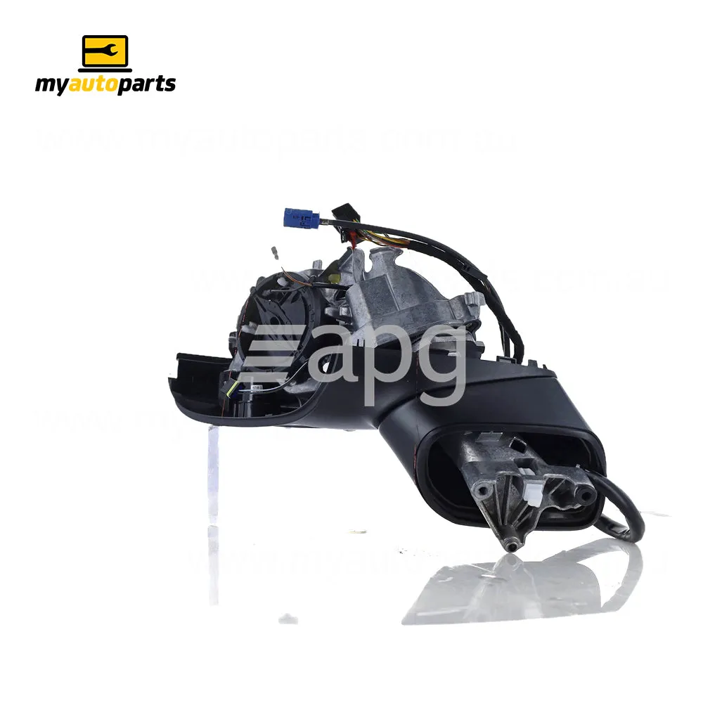 Black Door Mirror Passenger Side Genuine Suits Volkswagen Touareg 7P Wolfsburg/Adventure/R-Line 2015 to 2019