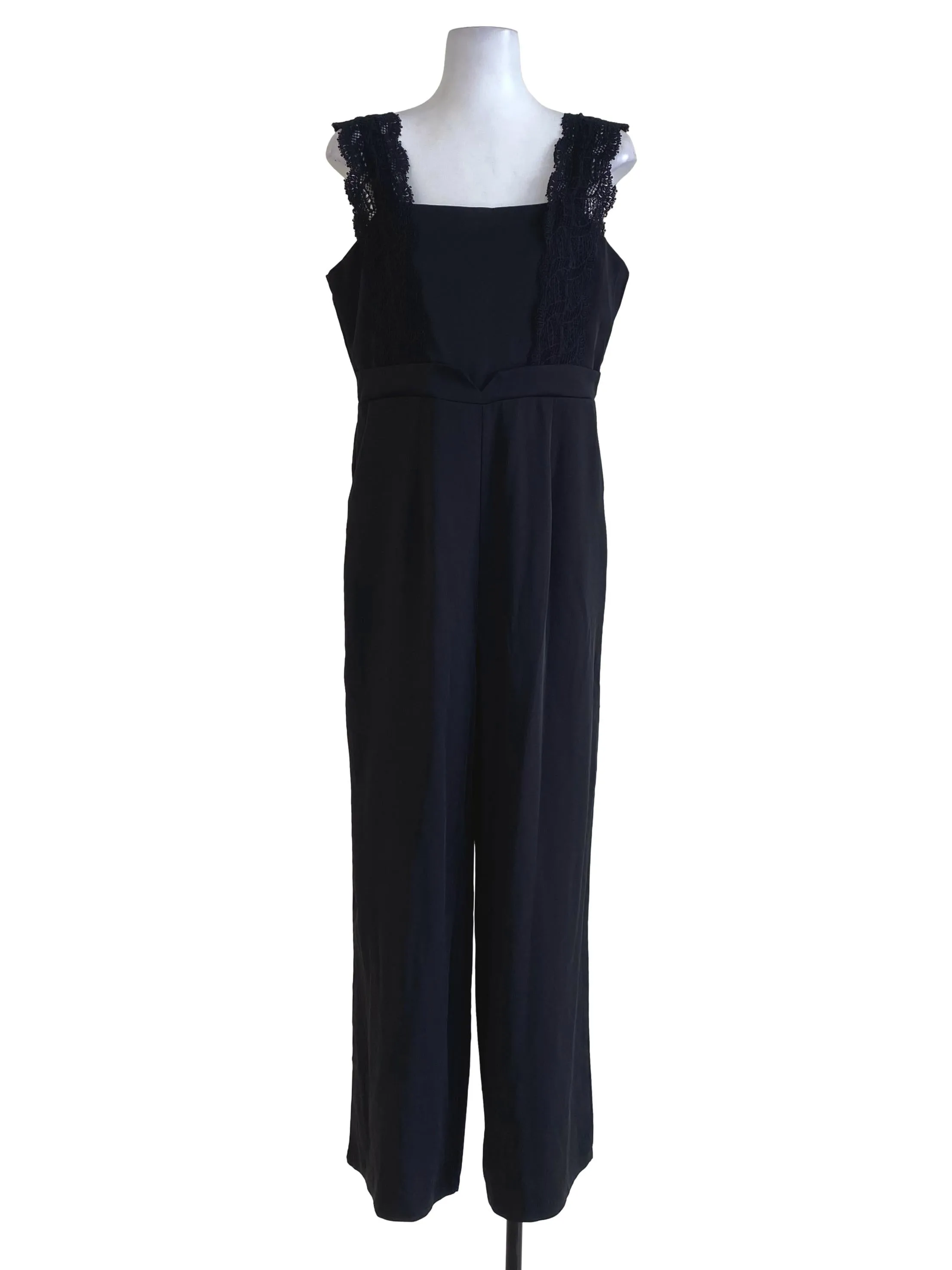 Black Lace Jumsuit