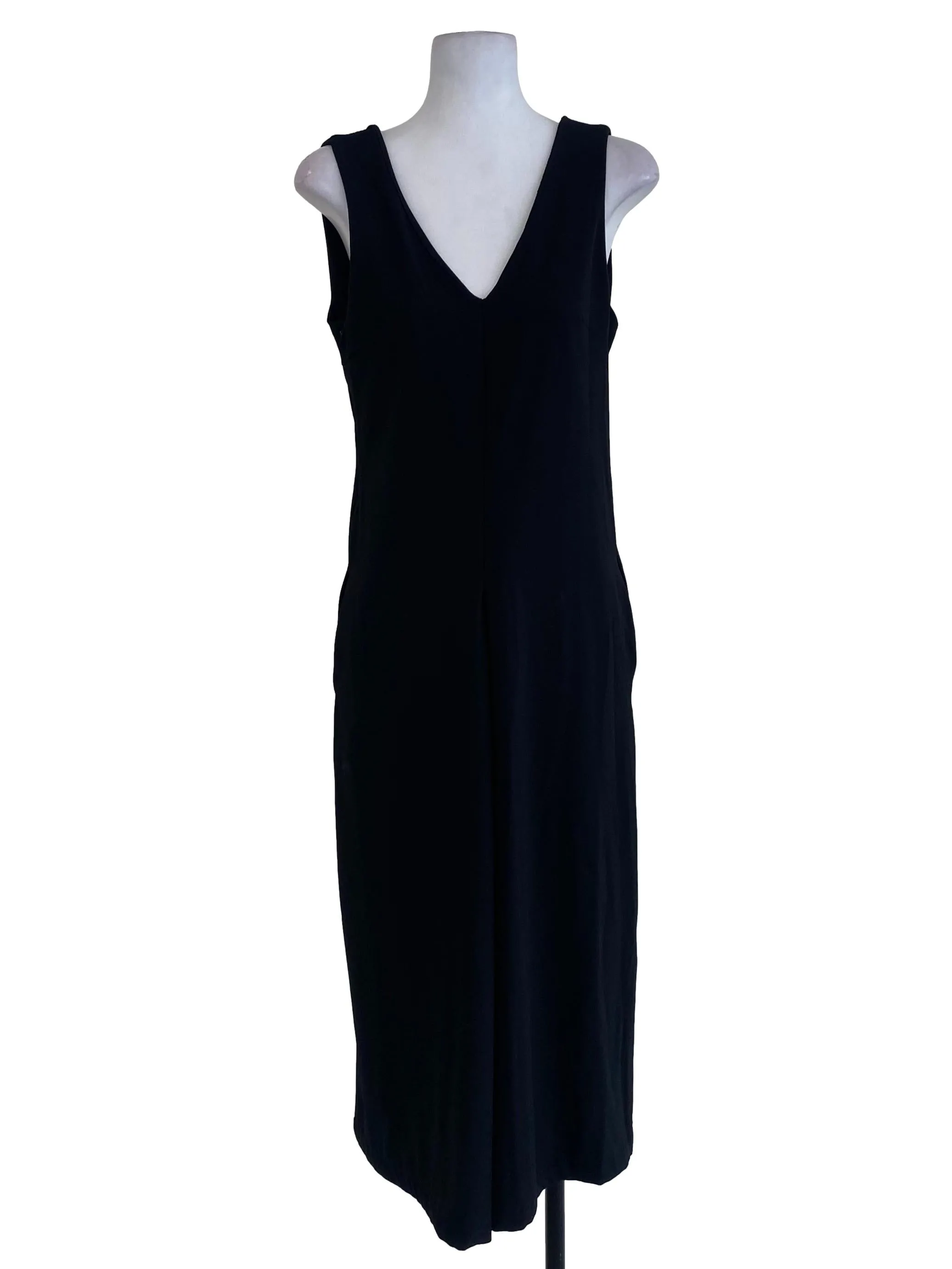 Black Plain Jumpsuit