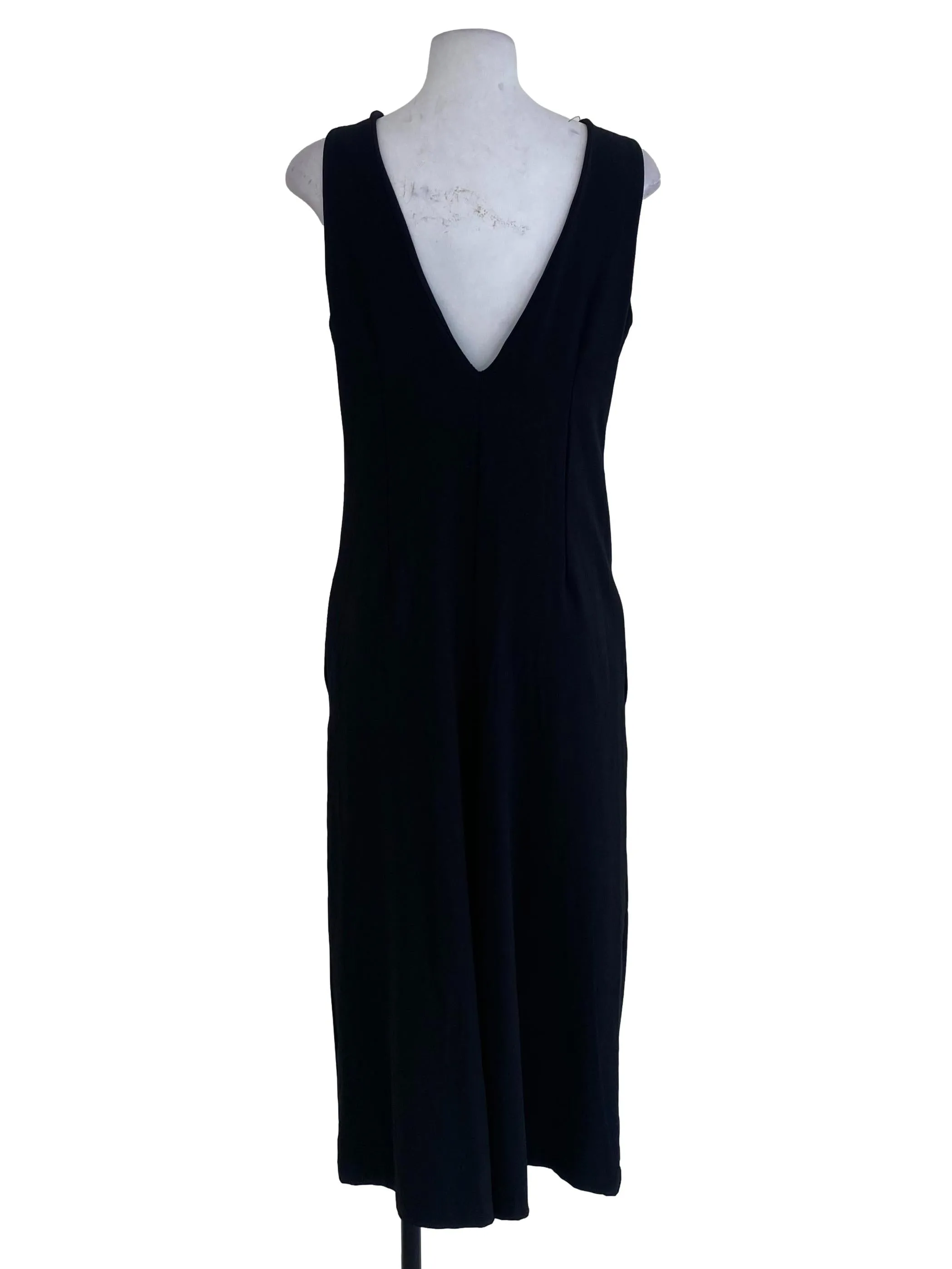 Black Plain Jumpsuit