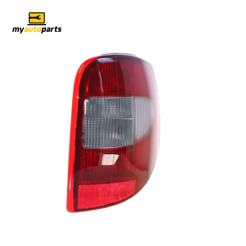 Black Red/Clear Tail Lamp Drivers Side Aftermarket Suits Chrysler Voyager RG 2004 to 2010
