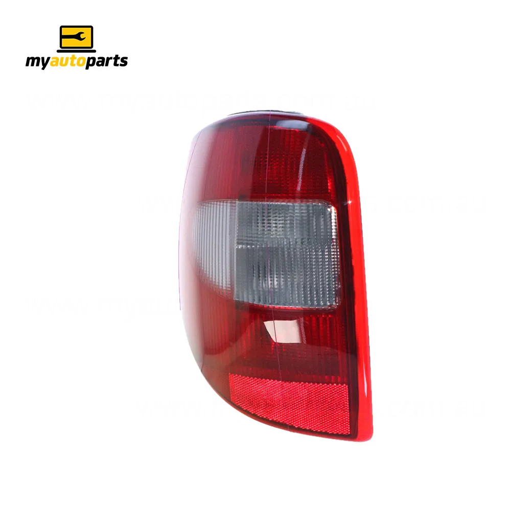 Black Red/Clear Tail Lamp Passenger Side Aftermarket Suits Chrysler Voyager RG 2004 to 2010