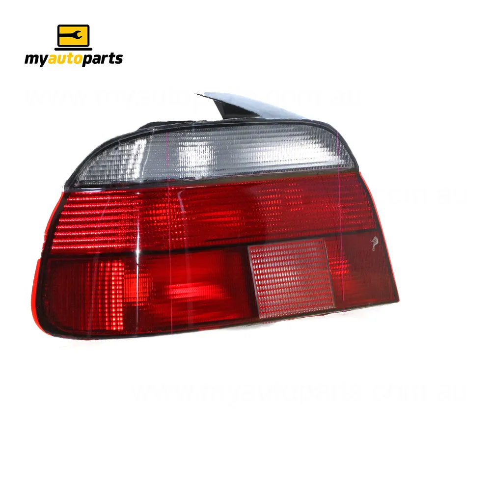 Black Red/Clear Tail Lamp Passenger Side Certified Suits BMW 5 Series E39 1996 to 2003