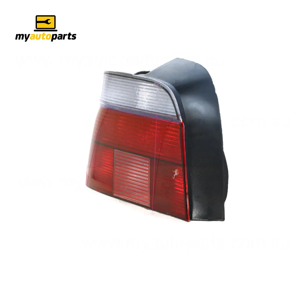 Black Red/Clear Tail Lamp Passenger Side Certified Suits BMW 5 Series E39 1996 to 2003