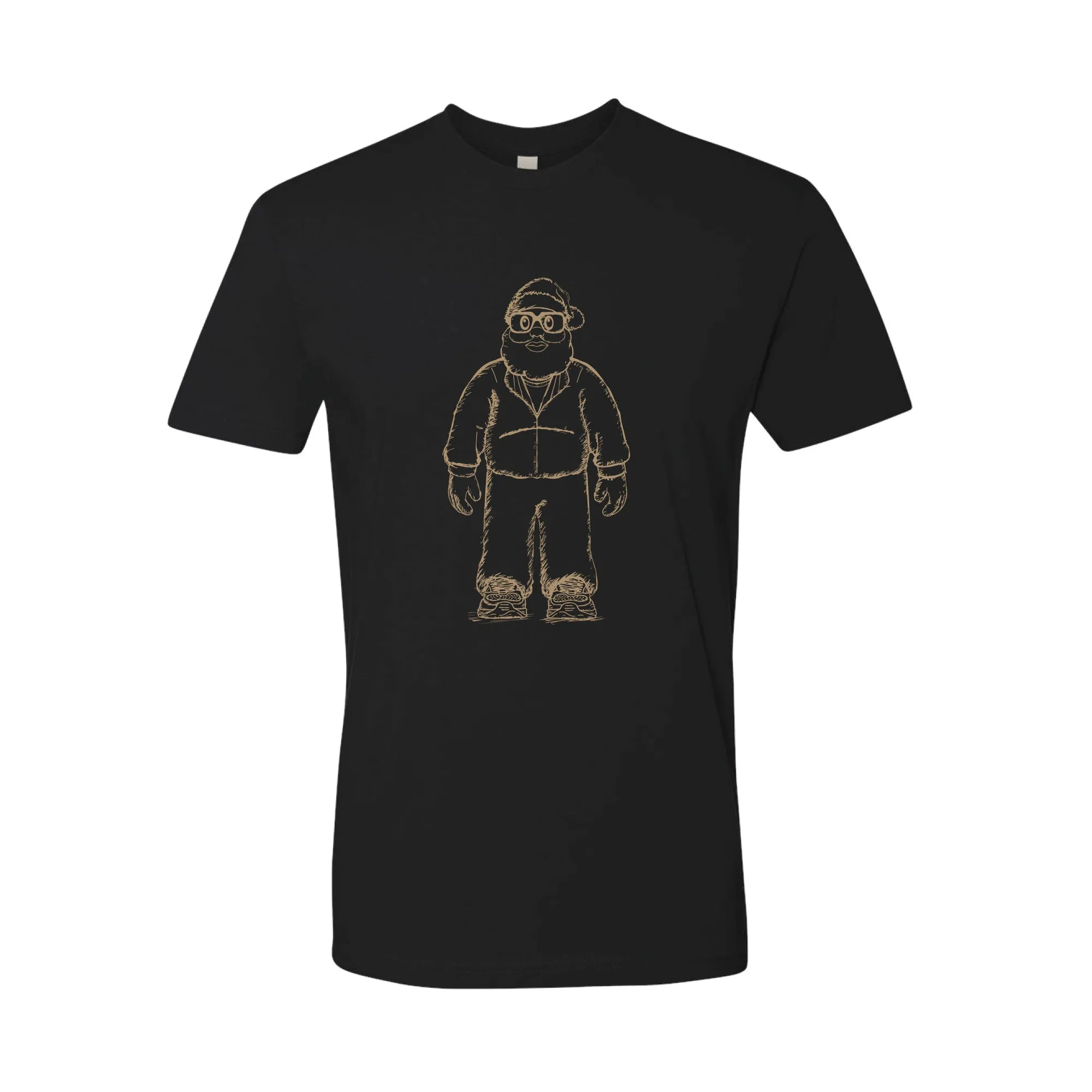 Black Santa Sketch T