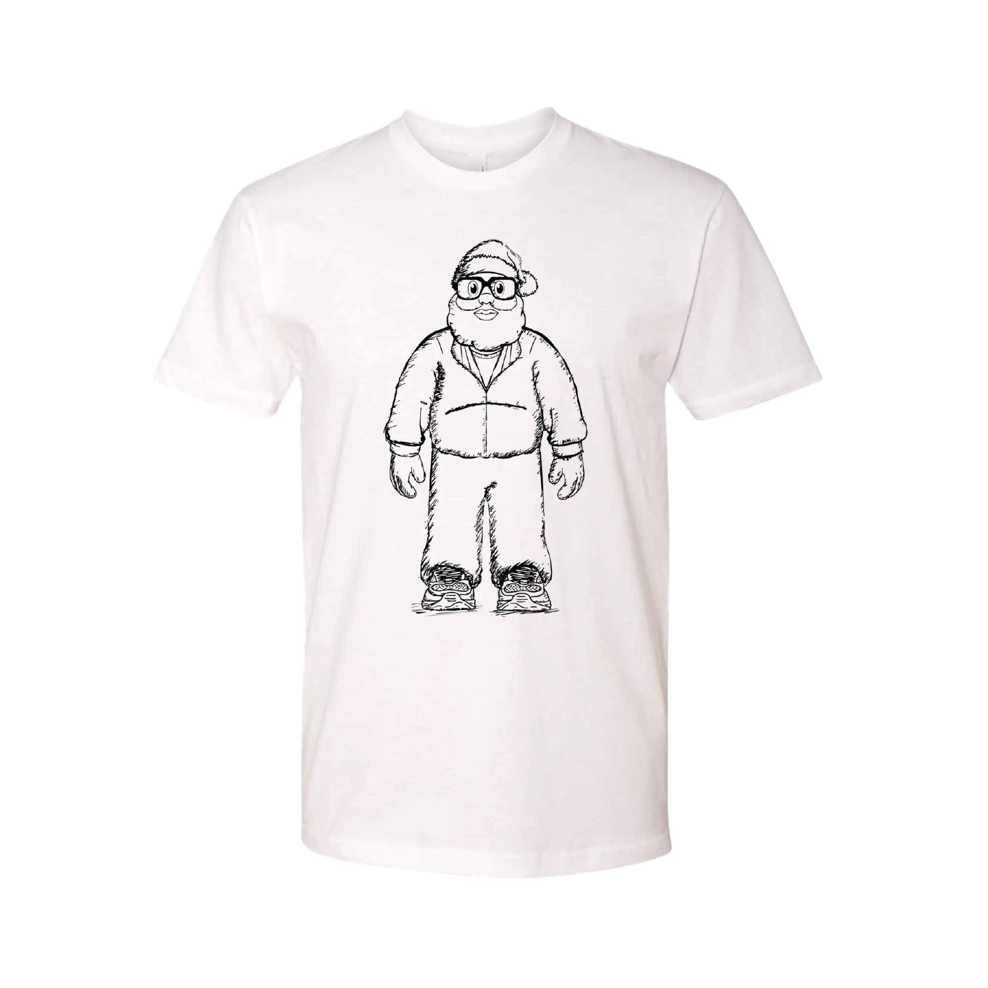 Black Santa Sketch T