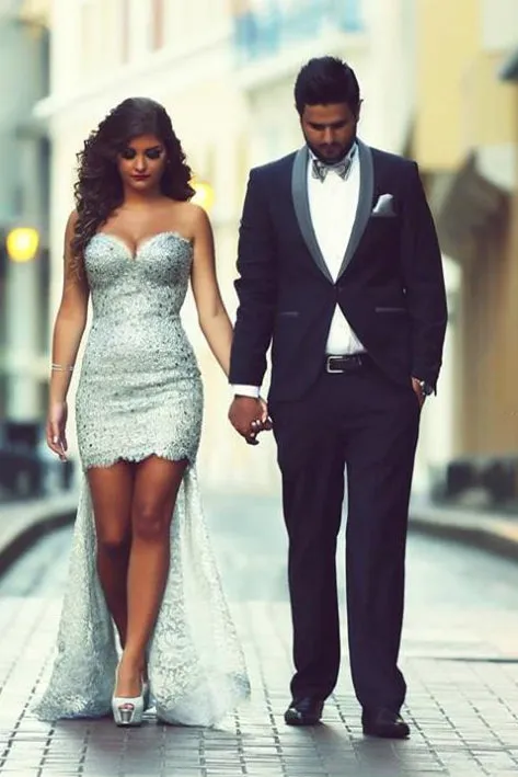 Black Slim Fit Shawl Lapel Marriage Suits Simple Tuxedos Two-pieces Outfits