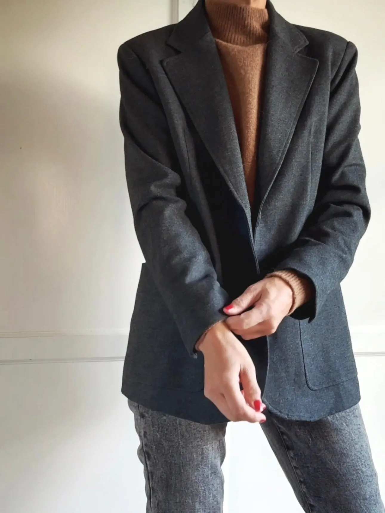 BLAZER 2 BUTTON - GREY
