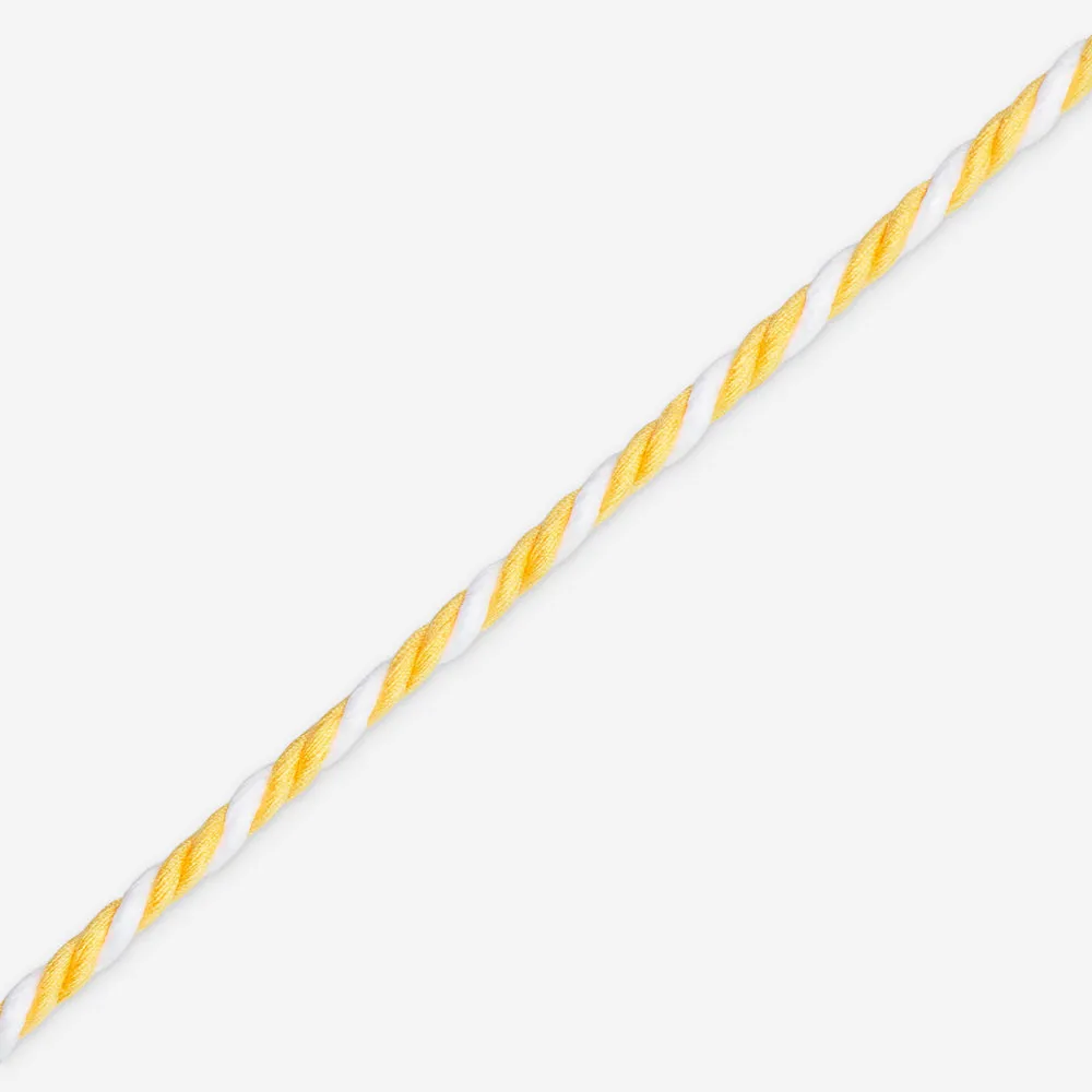 Blazer Cord - Yellow/White Twist
