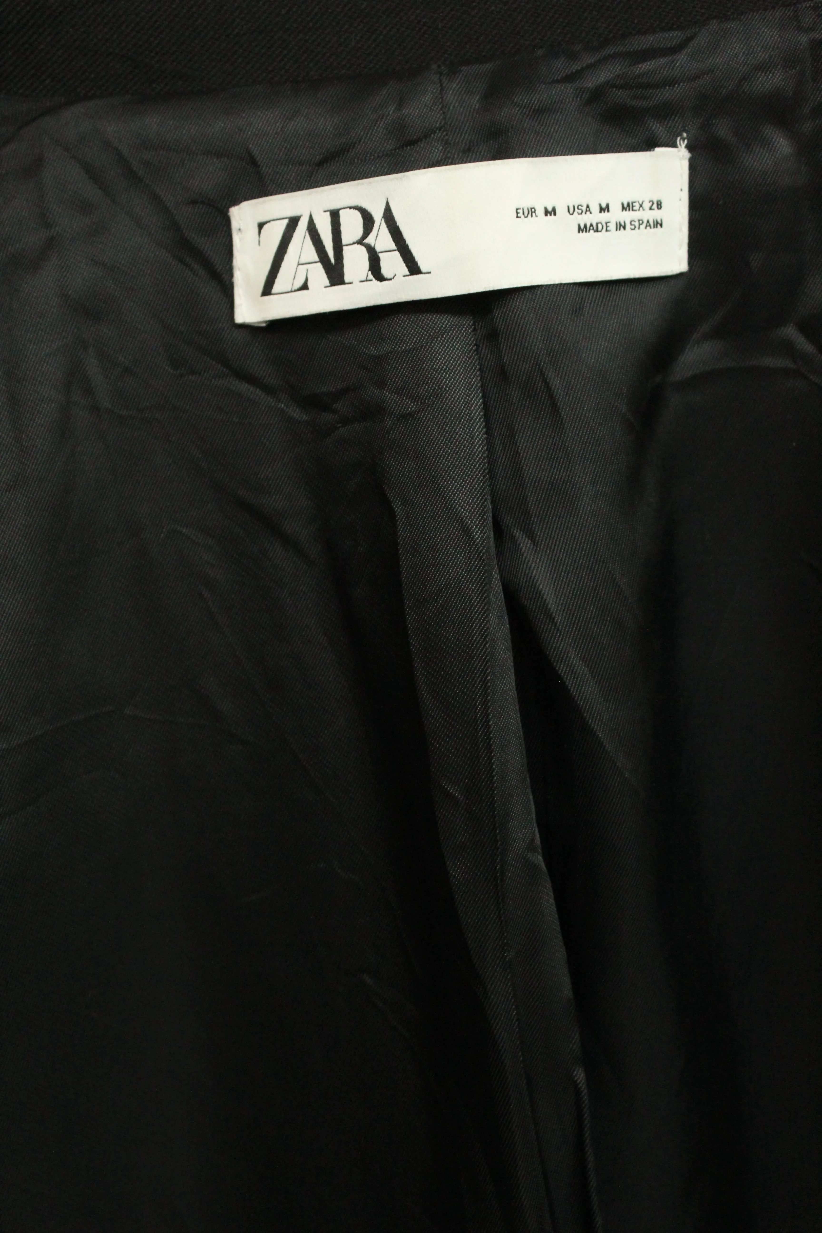 Blazer Negro Zara Talla M