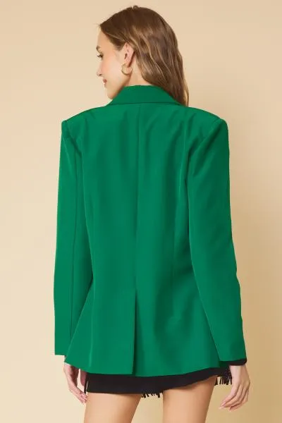 Blazer with Pockets and Leopard Lining - Amazon -