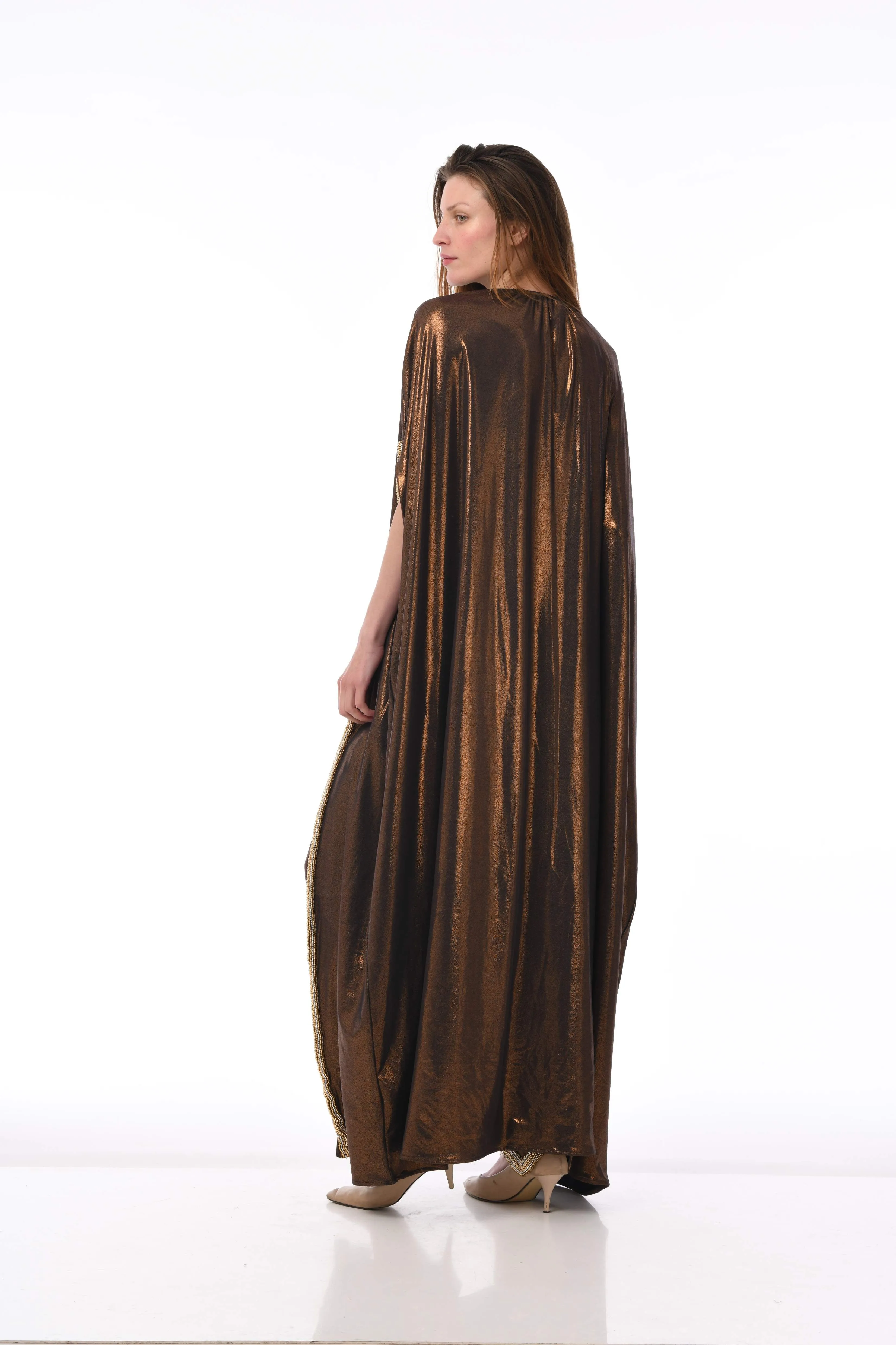 BR560 ROSE GOLD Cape with Pants Set