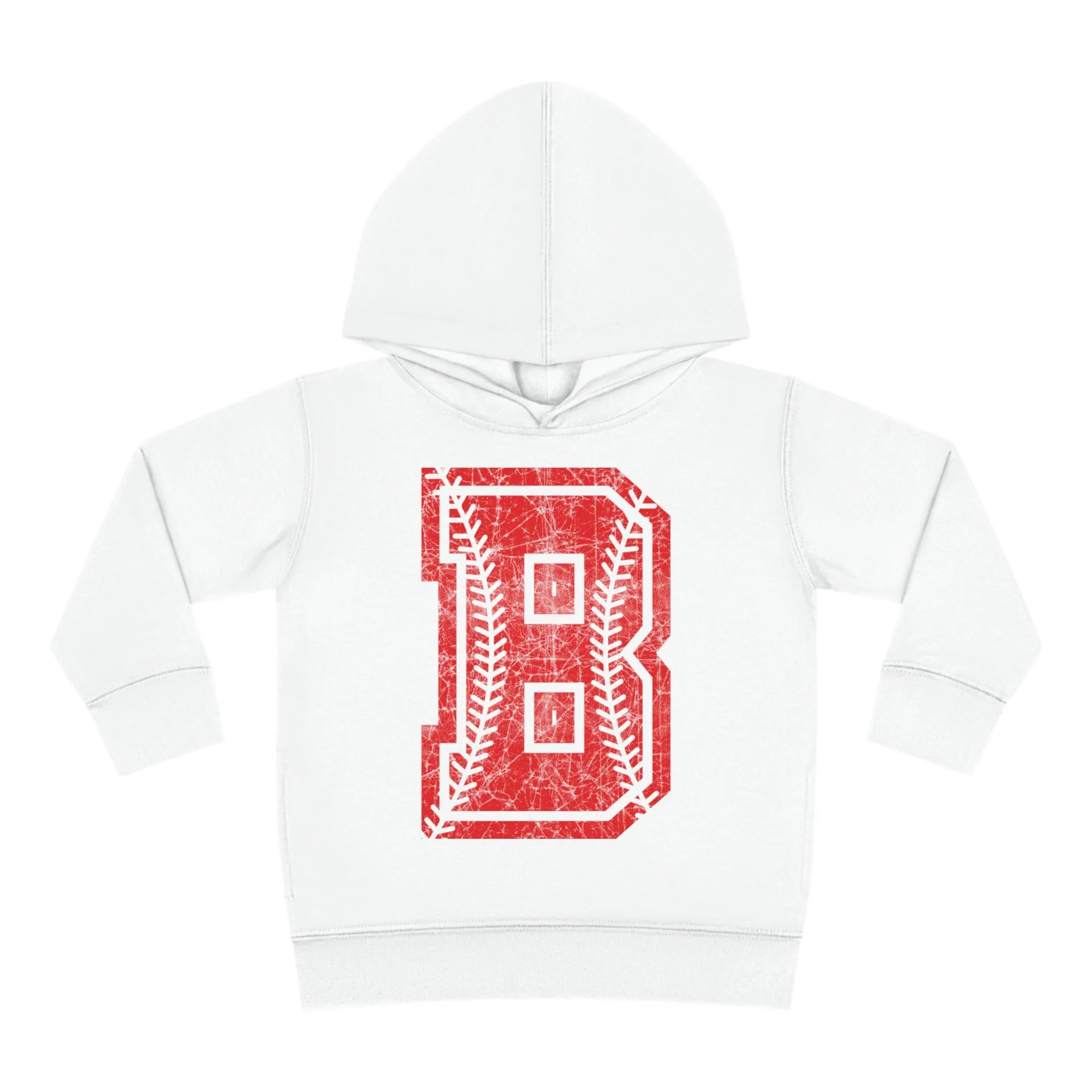 Braves Baseball B Toddler Pullover Fleece Hoodie