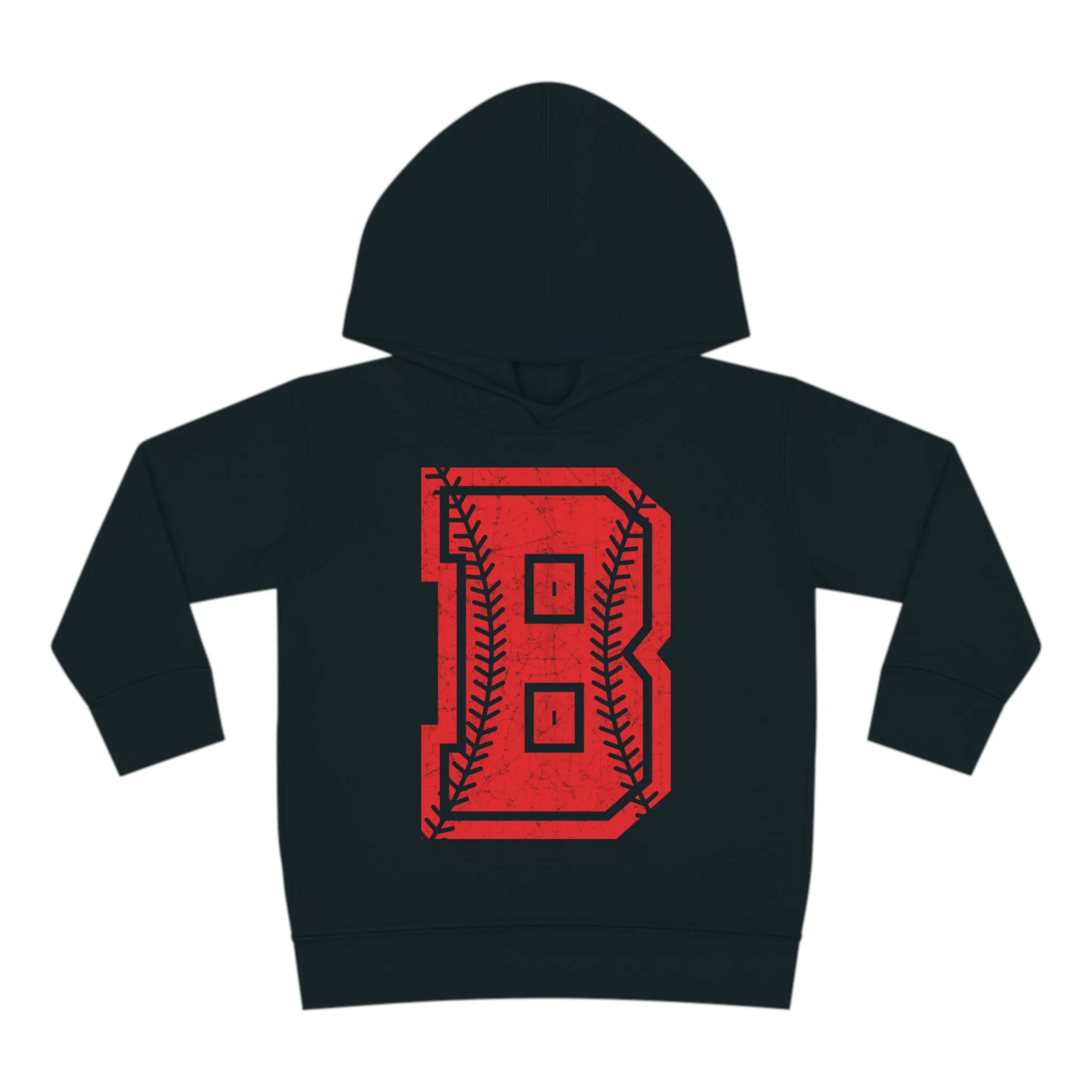 Braves Baseball B Toddler Pullover Fleece Hoodie