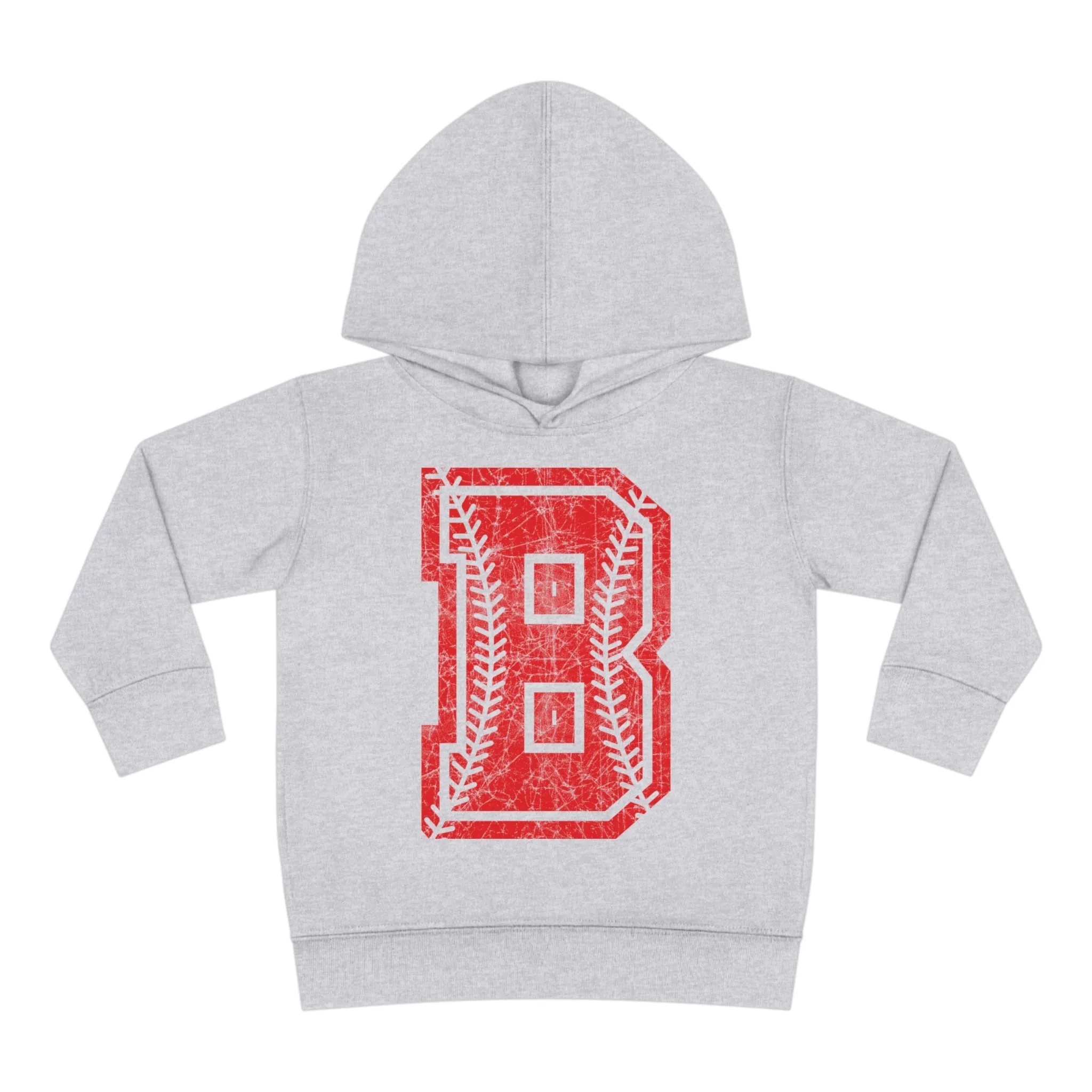 Braves Baseball B Toddler Pullover Fleece Hoodie