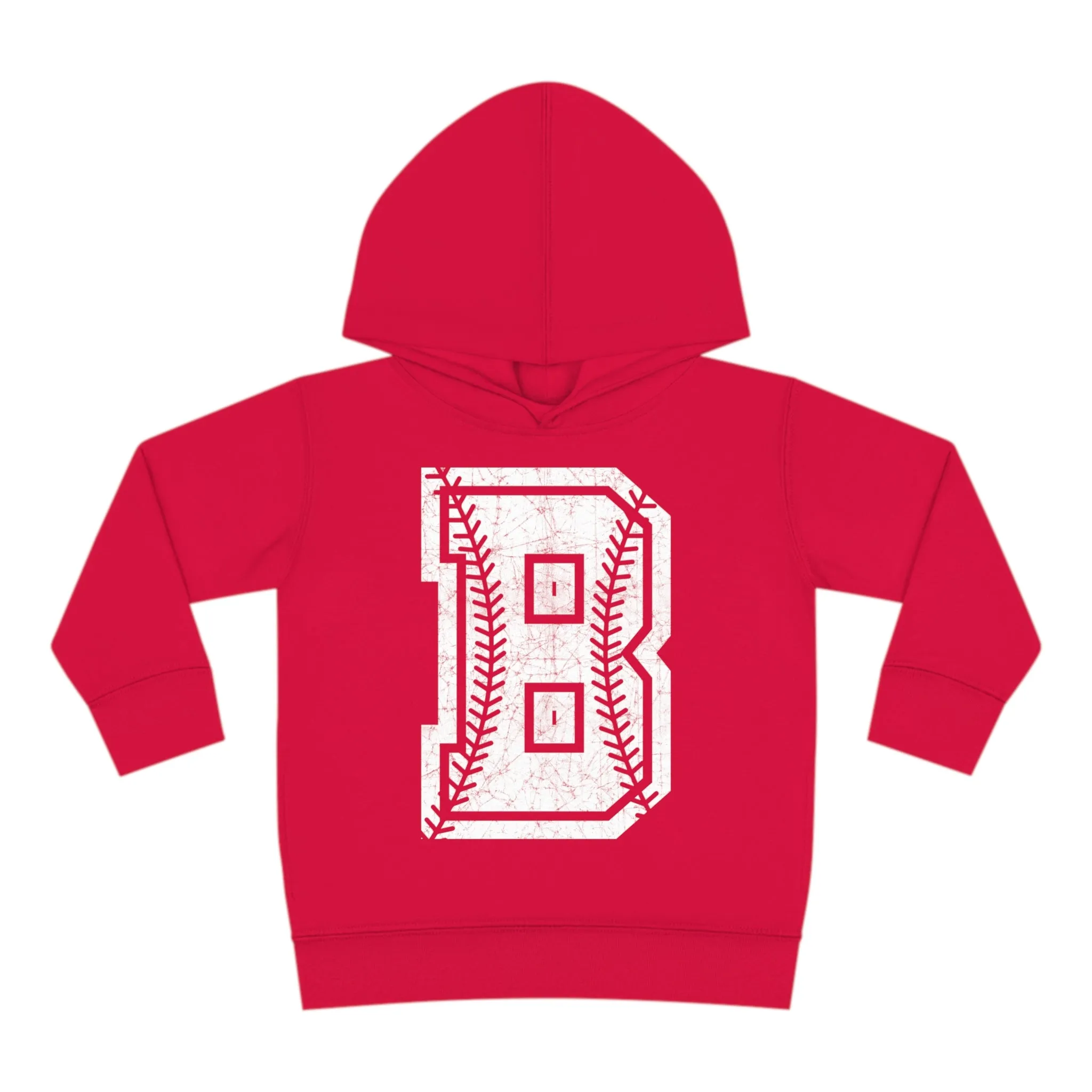 Braves Baseball B Toddler Pullover Fleece Hoodie
