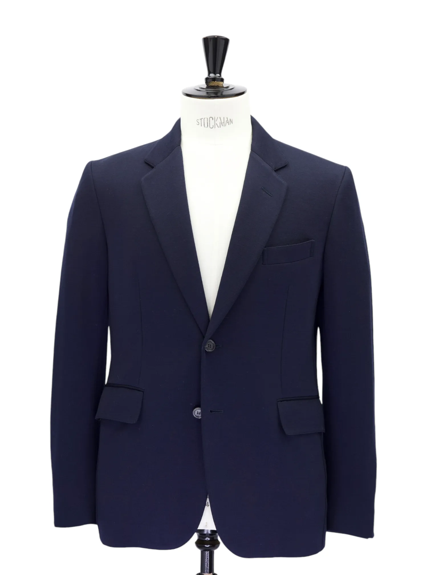Brioni Navy Wool & Polyamide Jersey Knitted Blazer
