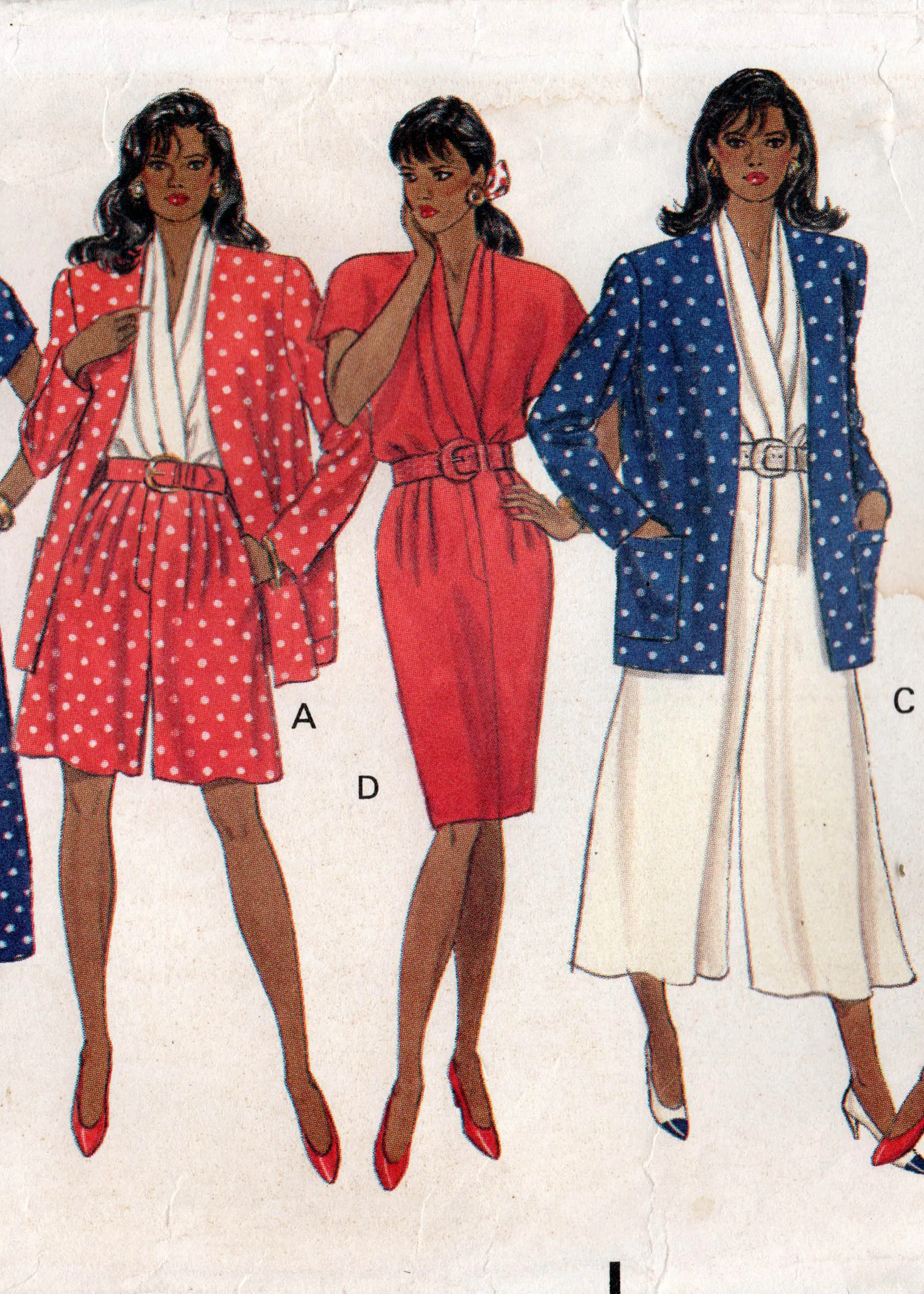 Butterick 5262 Womens Mock Wrap Colour Block Dress or Jumpsuit & Jacket 1990s Vintage Sewing Pattern Size 12 - 16 UNCUT Factory Folded
