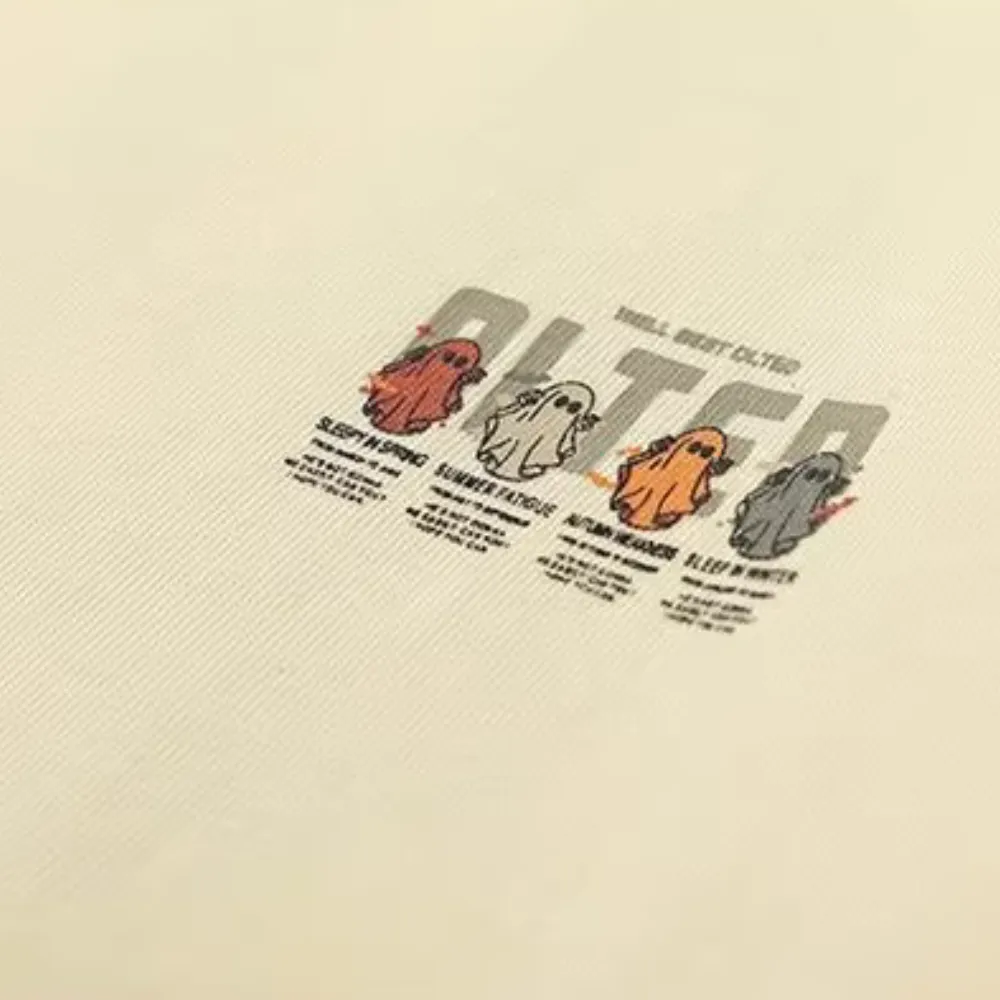 Cartoon Color Ghost Graphic T-shirt