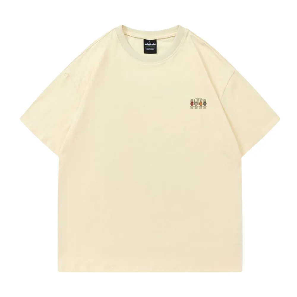 Cartoon Color Ghost Graphic T-shirt